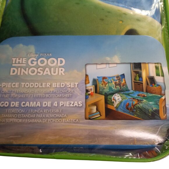 Disney Pixar Arlo The Good Dinosaur Toddler Bedding Set Quilt Sheet set NEW - Picture 10 of 14